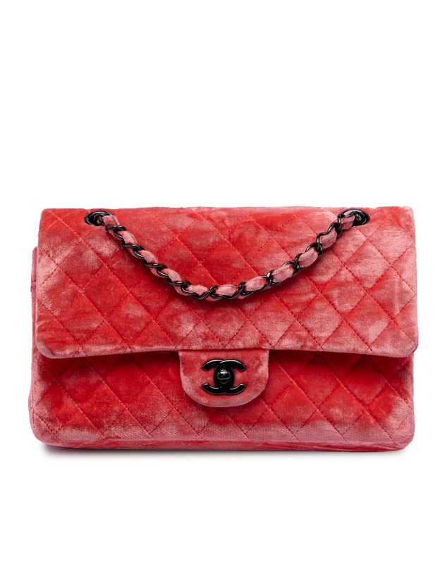Pre-Loved by Azura Reborn - Pre-Loved Medium Classic Velvet Double Flap