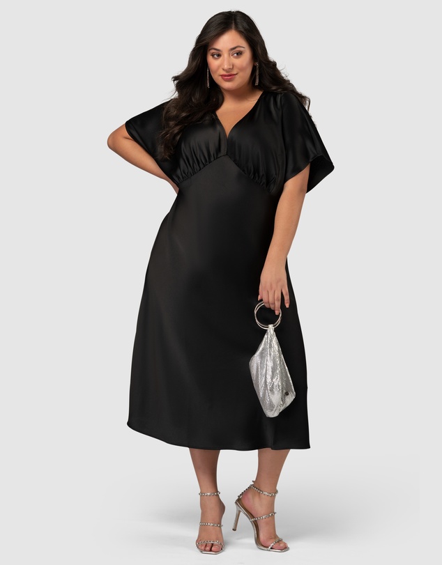 Pink Dusk by Curve Project - Wanting More Midi Dress