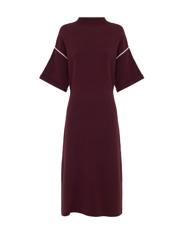 Oxford - Natalya Knit Contrast Piping Dress