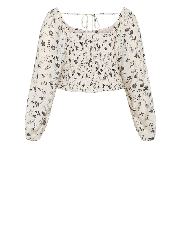 City Chic - Plus size Emmie Print Top