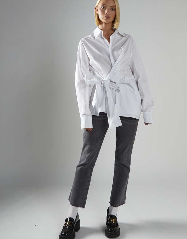 Glamorous - Tie Front Top
