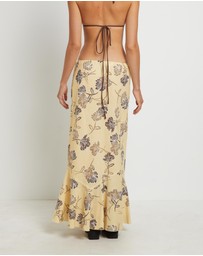 Subtitled - Tanisha Fishtail Maxi Skirt