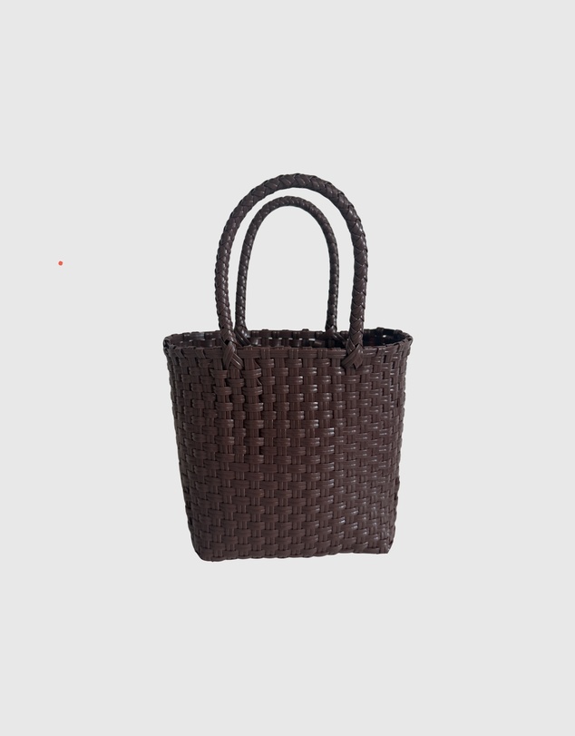 Mimmi Terra - Woven Micro Tote Cioccolato