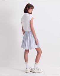 Sportscraft - Logo Stripe Tennis Skirt