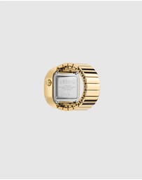 adidas Originals - Digital Two Gold-Tone Expansion Band Ring Watch