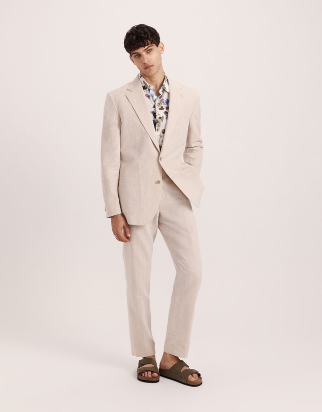 SABA - Evander Cotton Print Short Sleeve Classic Shirt