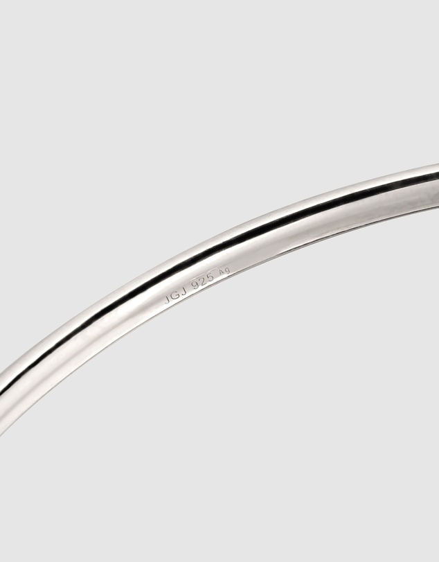 Elli Jewelry - Swarovski® Pearl Open Bangle in 925 Silver