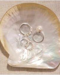 Najo - Kaia Silver Pearl Ring