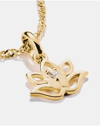 THOMAS SABO - THOMAS SABO Connect Charm lotus flower with stones
