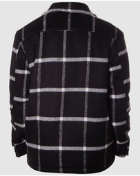 Fallen Footwear - Mens Lamb Jacket Black