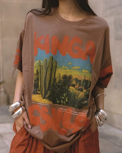 KINGA CSILLA - Red Cactus OG Tee