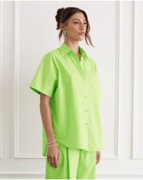 Heaven Australia - Verde Bianca Cuban Shirt