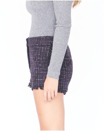 Amelius - Melissa Tweed Mini Shorts