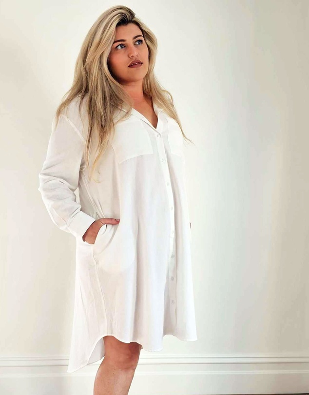 Hope & Harvest - Boyfriend Shirt Dress