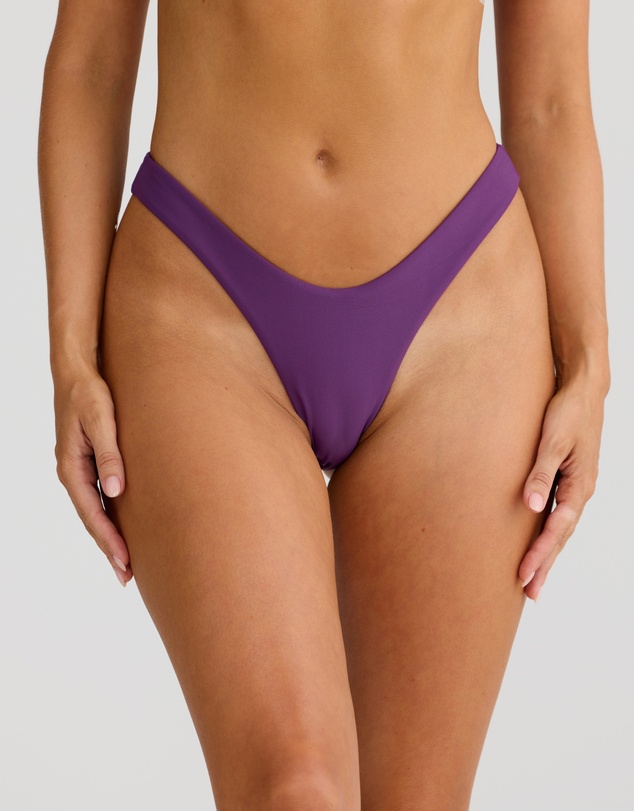Vacay Swimwear - Positano Bottom Plum