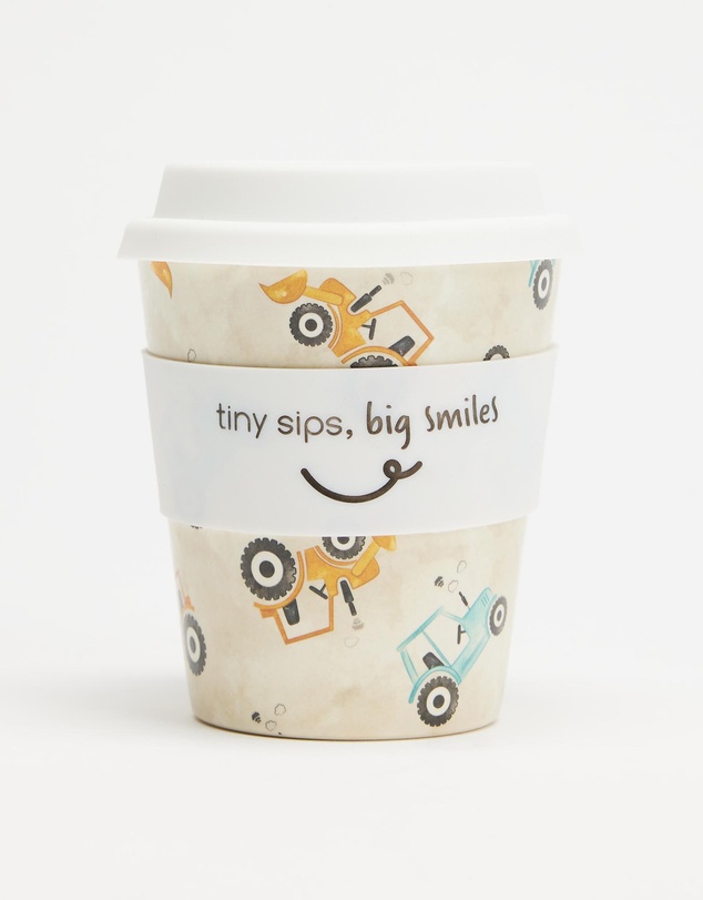 itti bitti - 240ml Reusable Baby Cino Cup With 1 Straw - Dozer