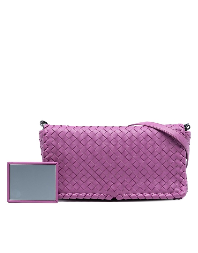 Pre-Loved by Azura Reborn - Pre-Loved Nappa Intrecciato Dahlia Clutch Crossbody