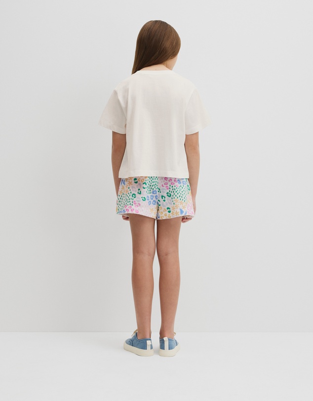 Country Road - Teen Short Sleeve Oversized Print T-shirt