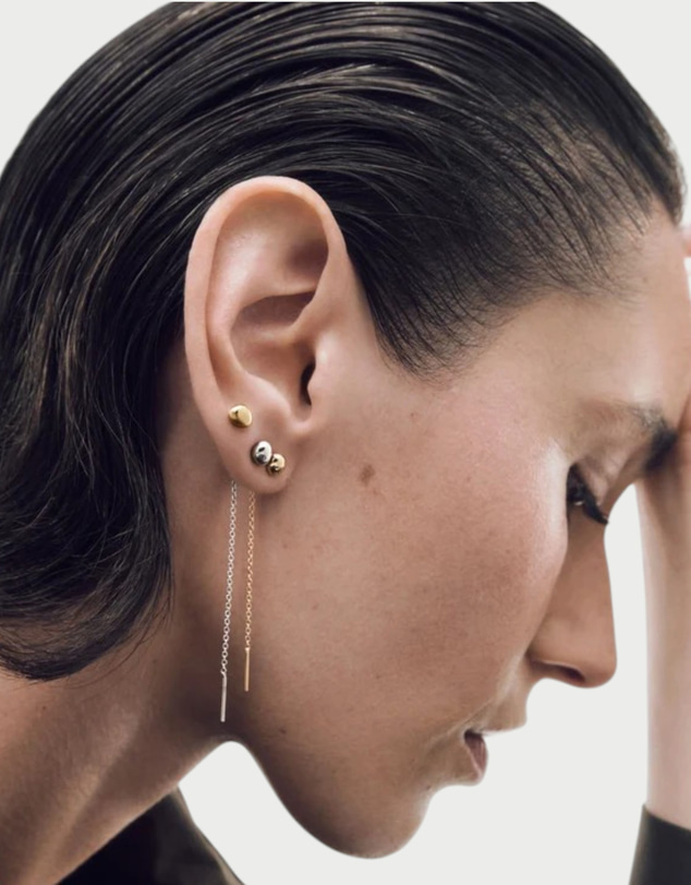 PDPAOLA - Lyra Silver Earrings
