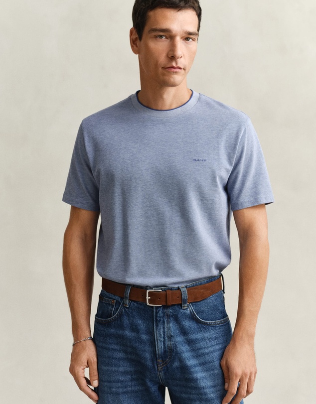 Gant - 2 Tone Pique T-Shirt