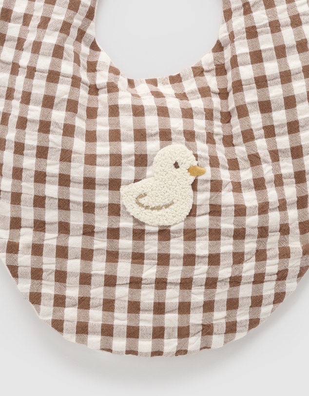 Purebaby - Gingham Bib-Kids-Babies