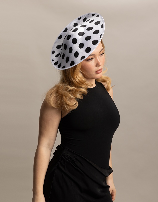 Morgan & Taylor - Lucille Plate Fascinator in White
