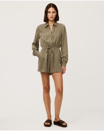 Calli - Pam Cupro Playsuit