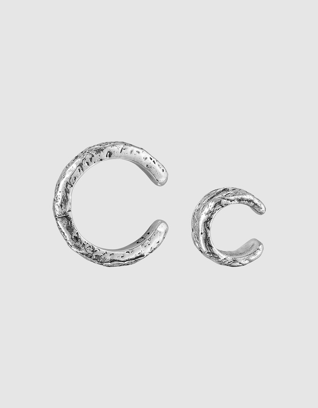 Haze & Glory - ICONIC EXCLUSIVE - Earrings Earcuff I like it rough in 925 sterling silver