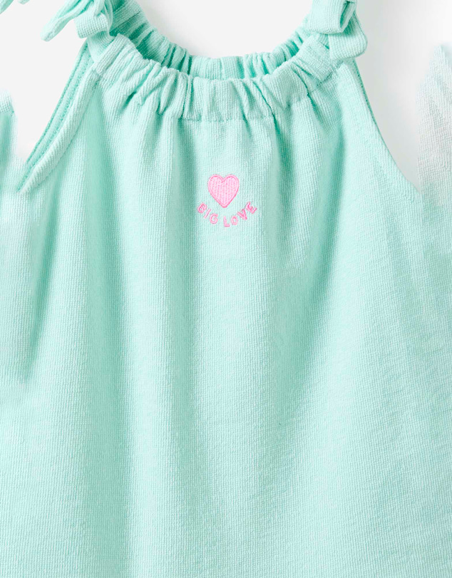 Cotton On Kids - Baby Textured Ruffle Playsuit