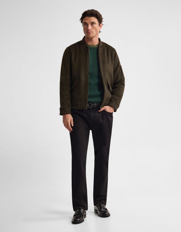 Oxford - Hamish Wool Blend Bomber Jacket