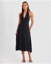 SNDYS - Evelyn Halter Midi Dress