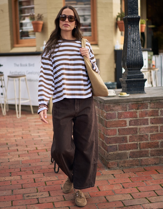 Ceres Life - Beau Long Sleeve Slouchy Tee