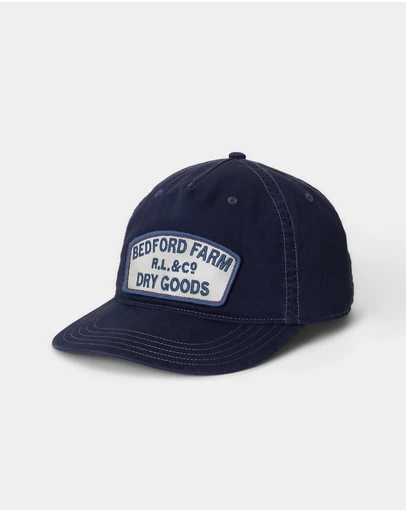 Polo Ralph Lauren - Embroidered-Patch Herringbone Cap