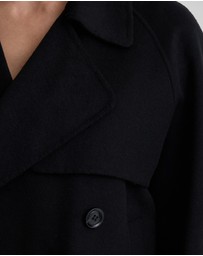 Oxford - Daisy Wool Crop Trench Jacket
