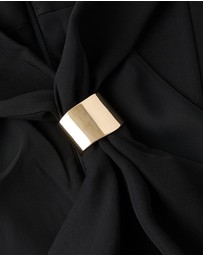 M.N.G - Halter-Neck Dress With Metal Embellishment