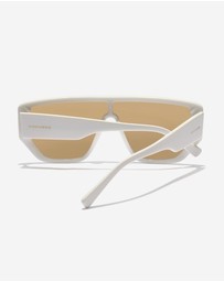 Hawkers Co - HAWKERS - White Mustard Eco METRO Sunglasses for Men and Women UV400