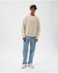 AERE - Organic Cotton Fisherman Rib Jumper