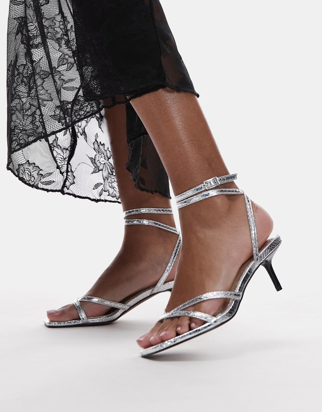 TOPSHOP - Imogen Strappy Mid Heeled Sandals