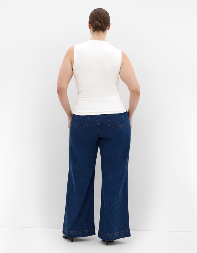 City Chic - Plus size Milly Tank - ivory