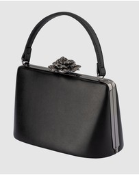 Olga Berg - Grace Embellished Frame Bag