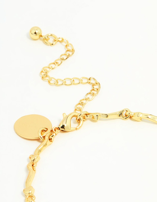 Lovisa - Gold Plated Winding Mini Flower Bracelet