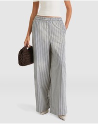 TALA - Poplin Wide Leg Trousers