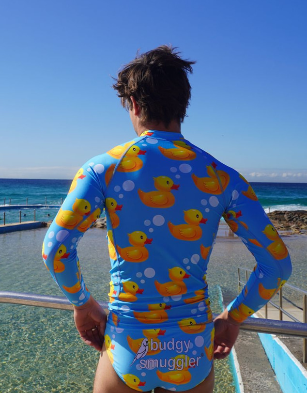 Budgy Smuggler - Rubber Ducks Men's Rash Vest