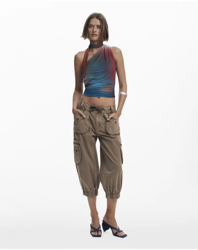 Desigual - Knot neckline T-shirt