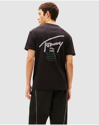 Tommy Jeans - Regular Sign Backprint Short Sleeve T-Shirt