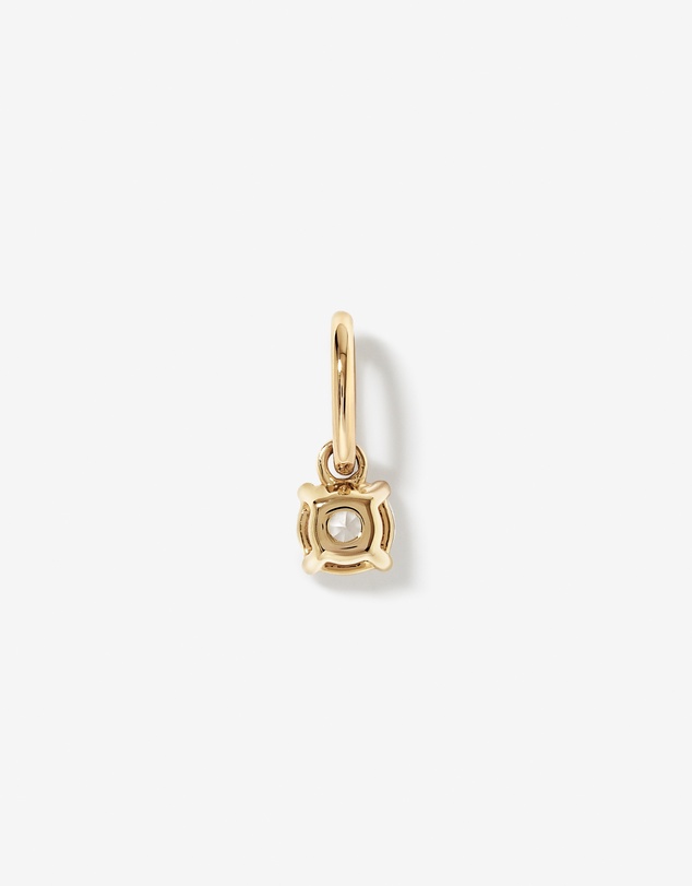 Michael Hill - Round Created White Sapphire Birthstone Pendant in 10kt Yellow Gold