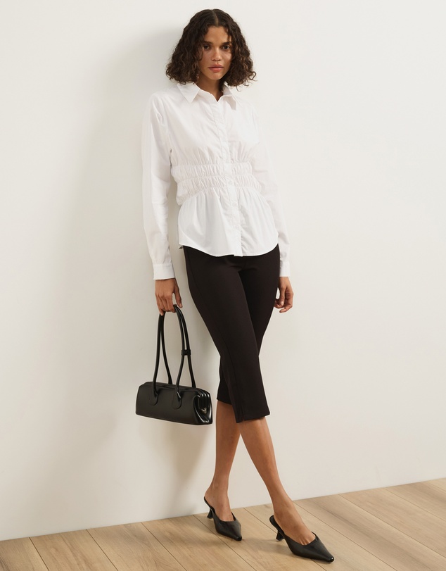 Atmos&Here - Tilly Gathered Waist Shirt