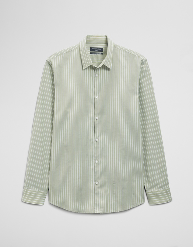 Country Road - Slim Cut & Sew Stripe Shirt