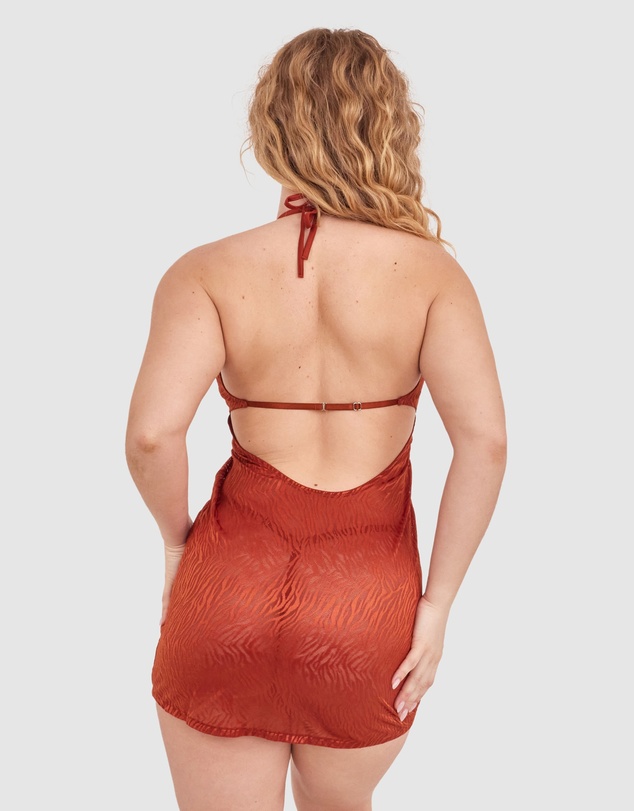 Bras N Things - Night Games Wild Delight Slip - Rust