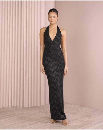 Azzurielle - Tala Halter Neck Gown